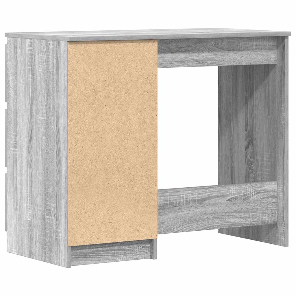 Desk Grey Sonoma 90x45x76 cm wood material