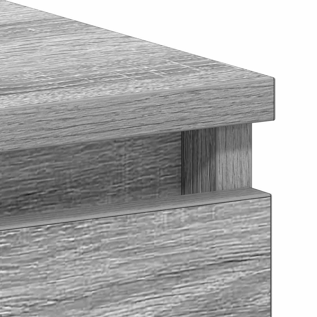 Desk Grey Sonoma 90x45x76 cm wood material
