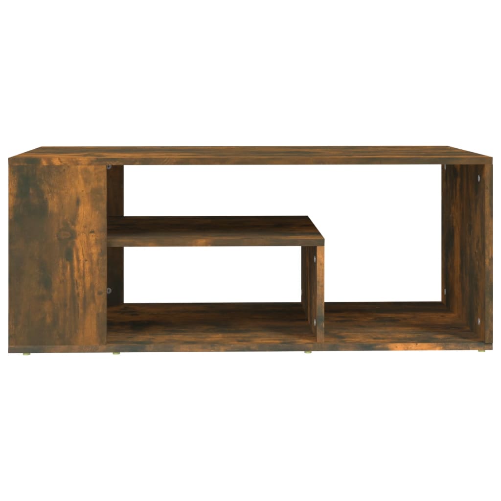 Coffee table smoked oak 100x50x40 cm wood material