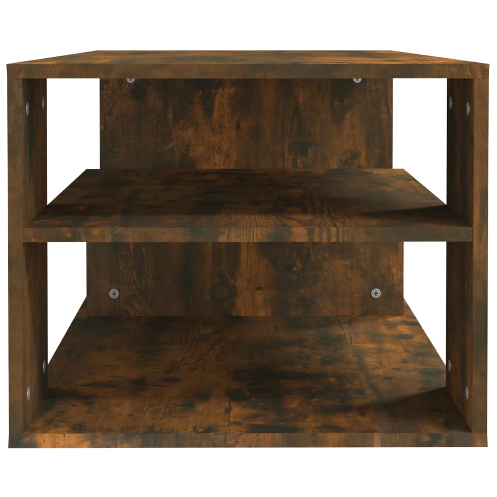 Coffee table smoked oak 100x50x40 cm wood material