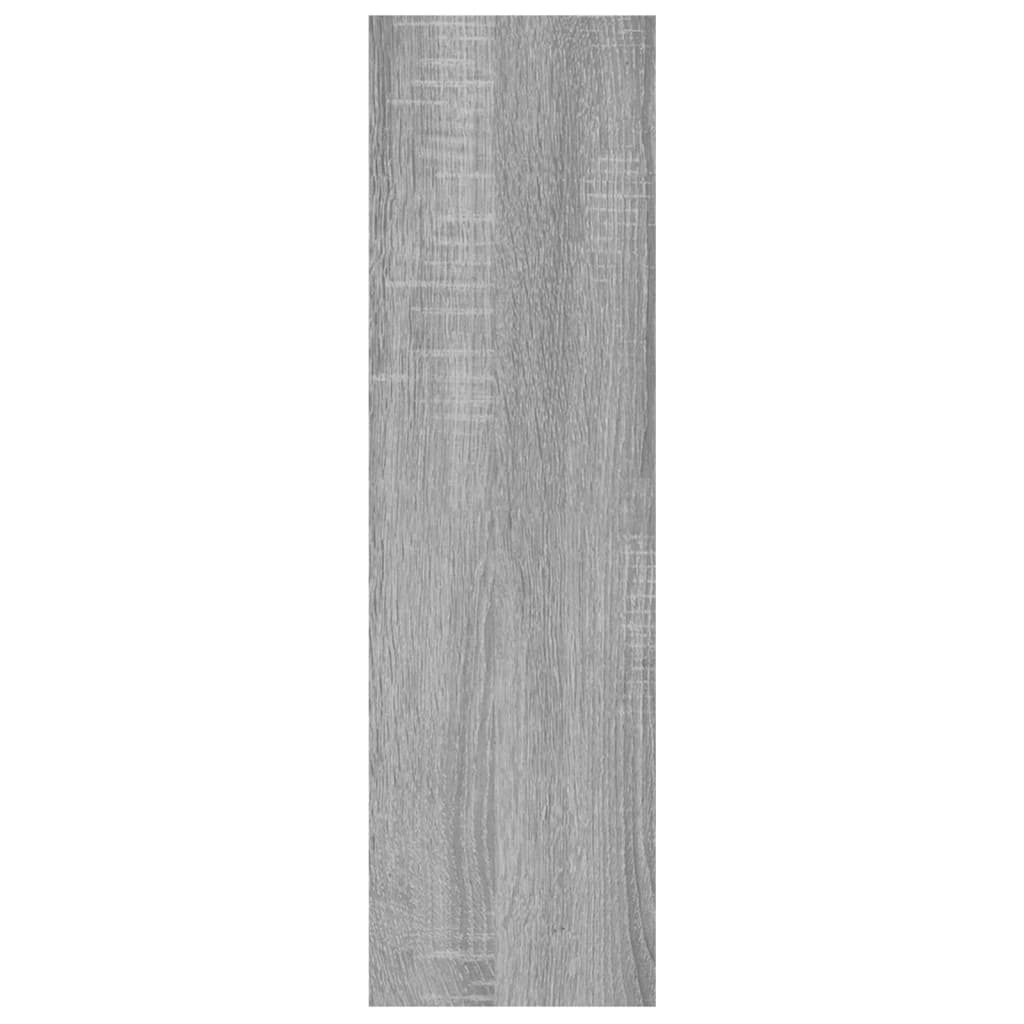 Wall shelf gray Sonoma 75x16x55 cm wood material