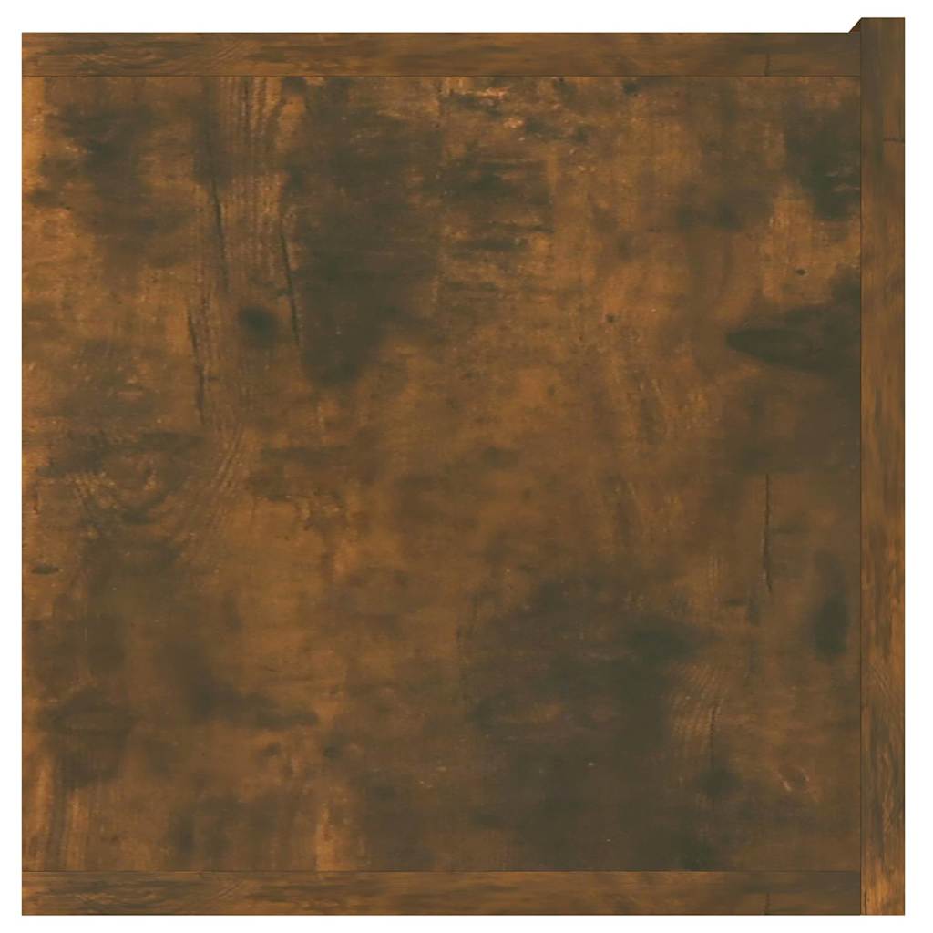 Meubles TV muraux 2 pièces chêne fumé 60x30x30 cm