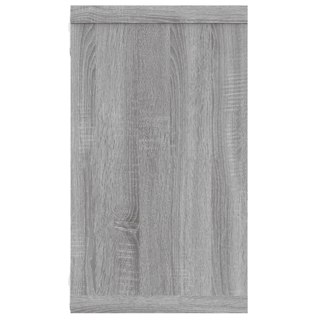Wall shelves 4 pcs. Gray Sonoma 80x15x26.5 cm wood material