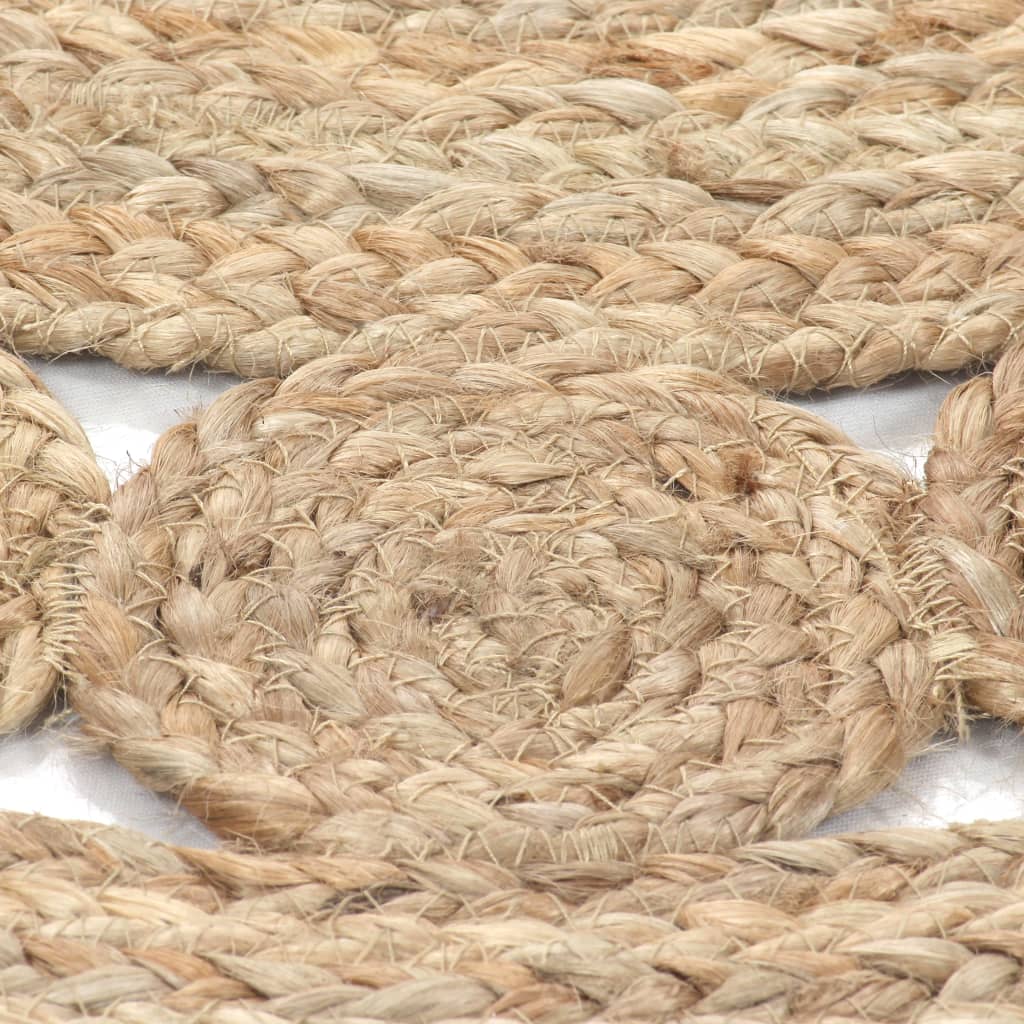 Braided Jute Rug 210 cm Round