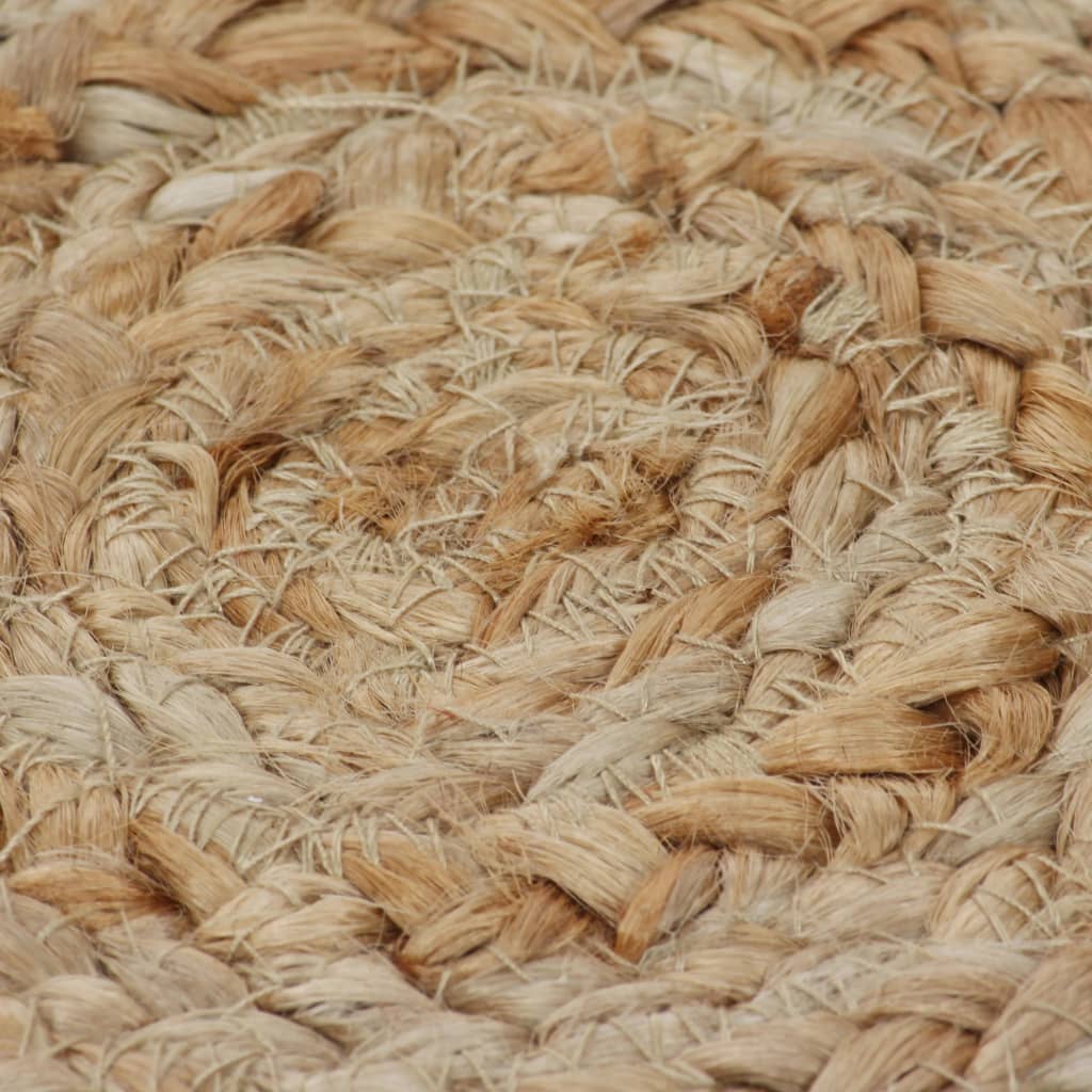 Braided Jute Rug 210 cm Round