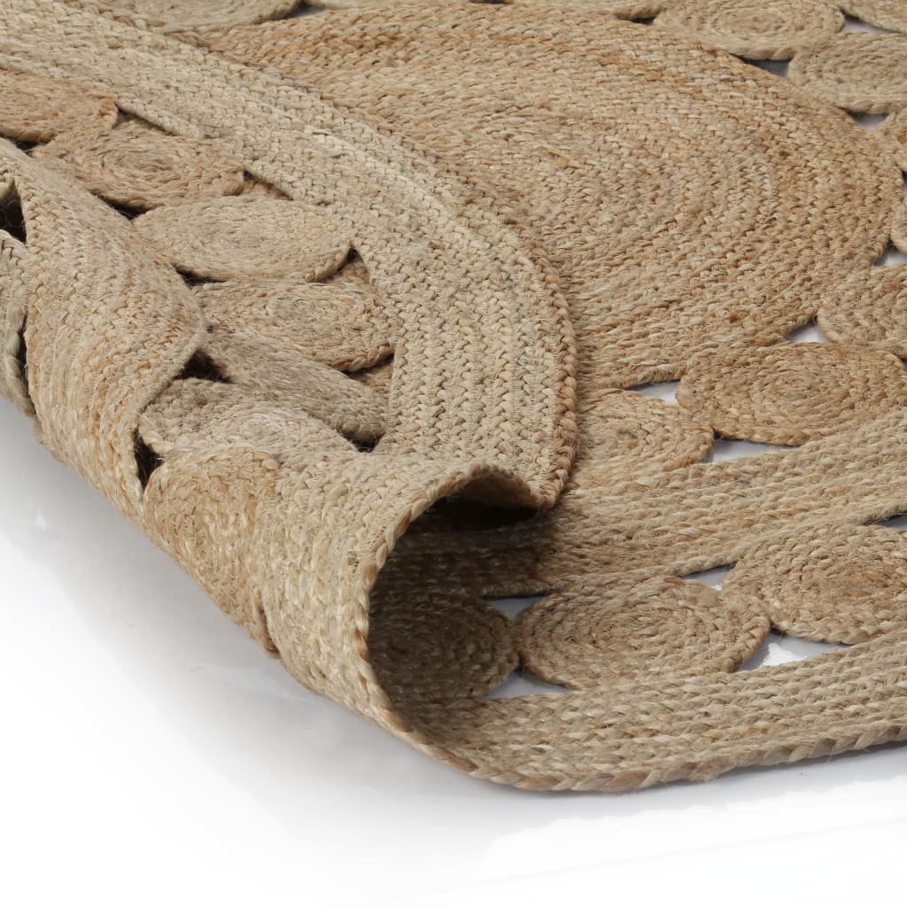 Braided Jute Rug 210 cm Round
