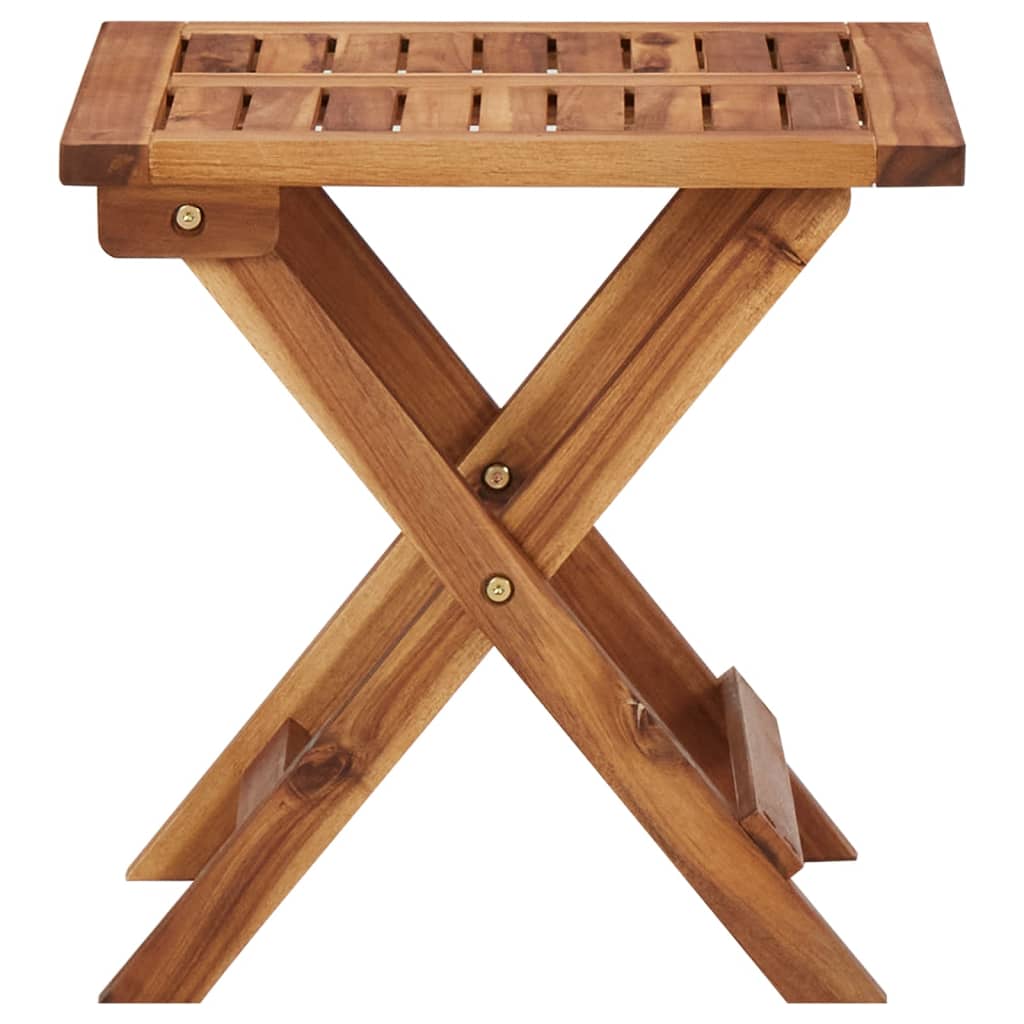 Chaises longues 2 pièces avec table en bois massif d'acacia