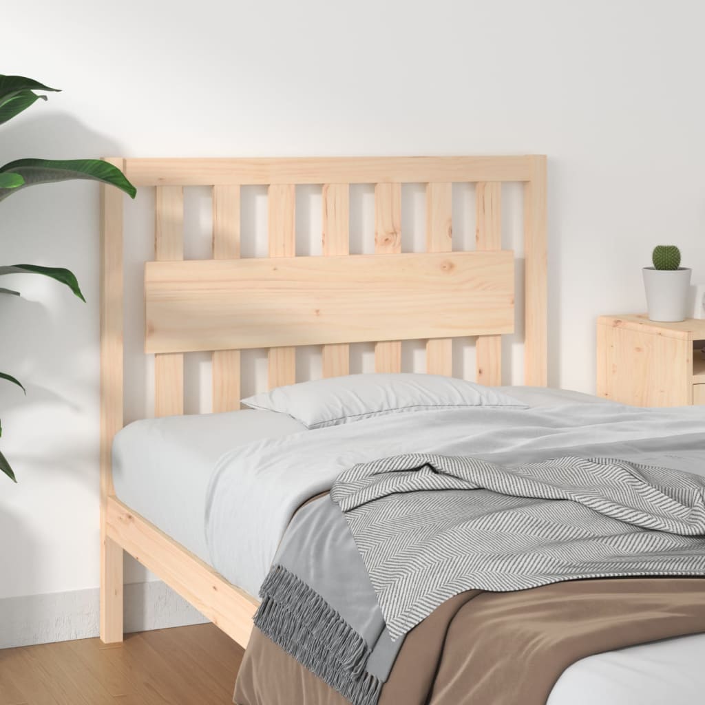 Bed headboard 105.5x4x100 cm solid pine