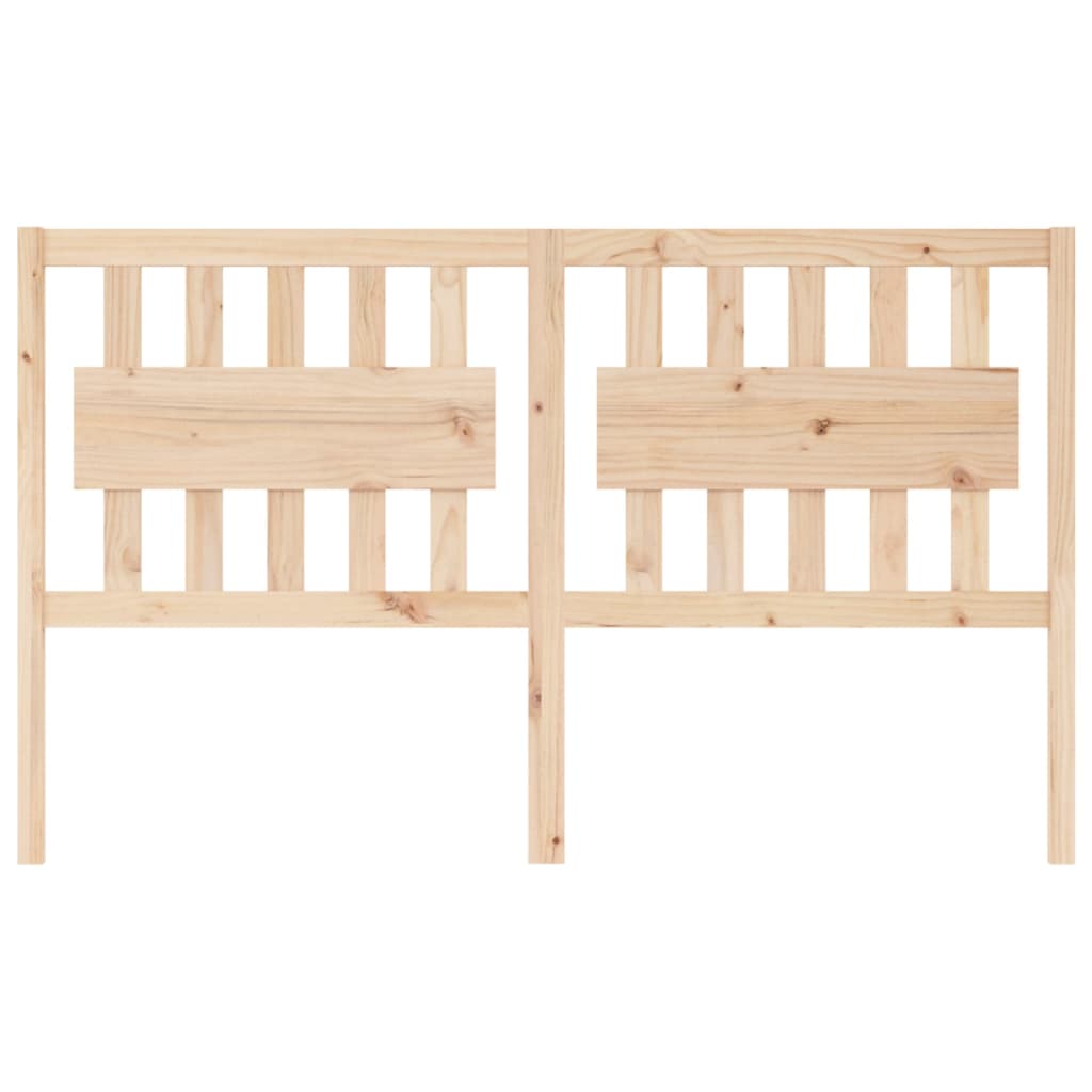 Bed headboard 155.5x4x100 cm solid pine wood