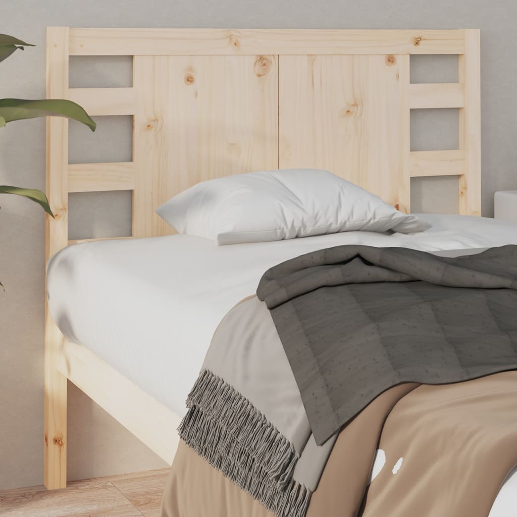 Bed headboard 81x4x100 cm solid pine wood