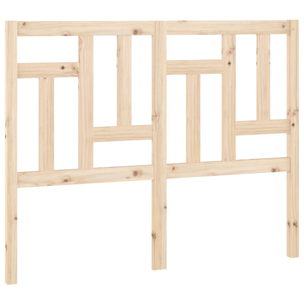 Bed headboard 205.5x4x100 cm solid pine