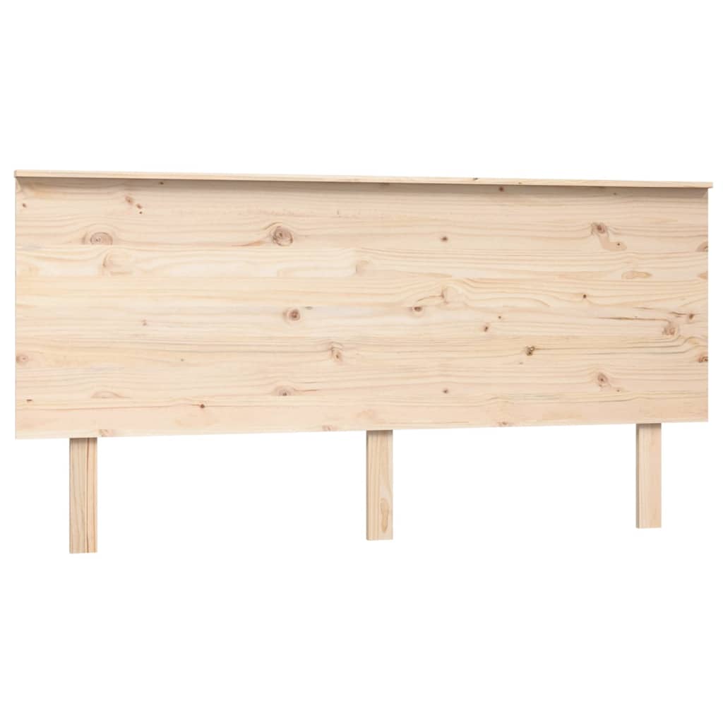 Bett-Kopfteil 164x6x82,5 cm Massivholz Kiefer