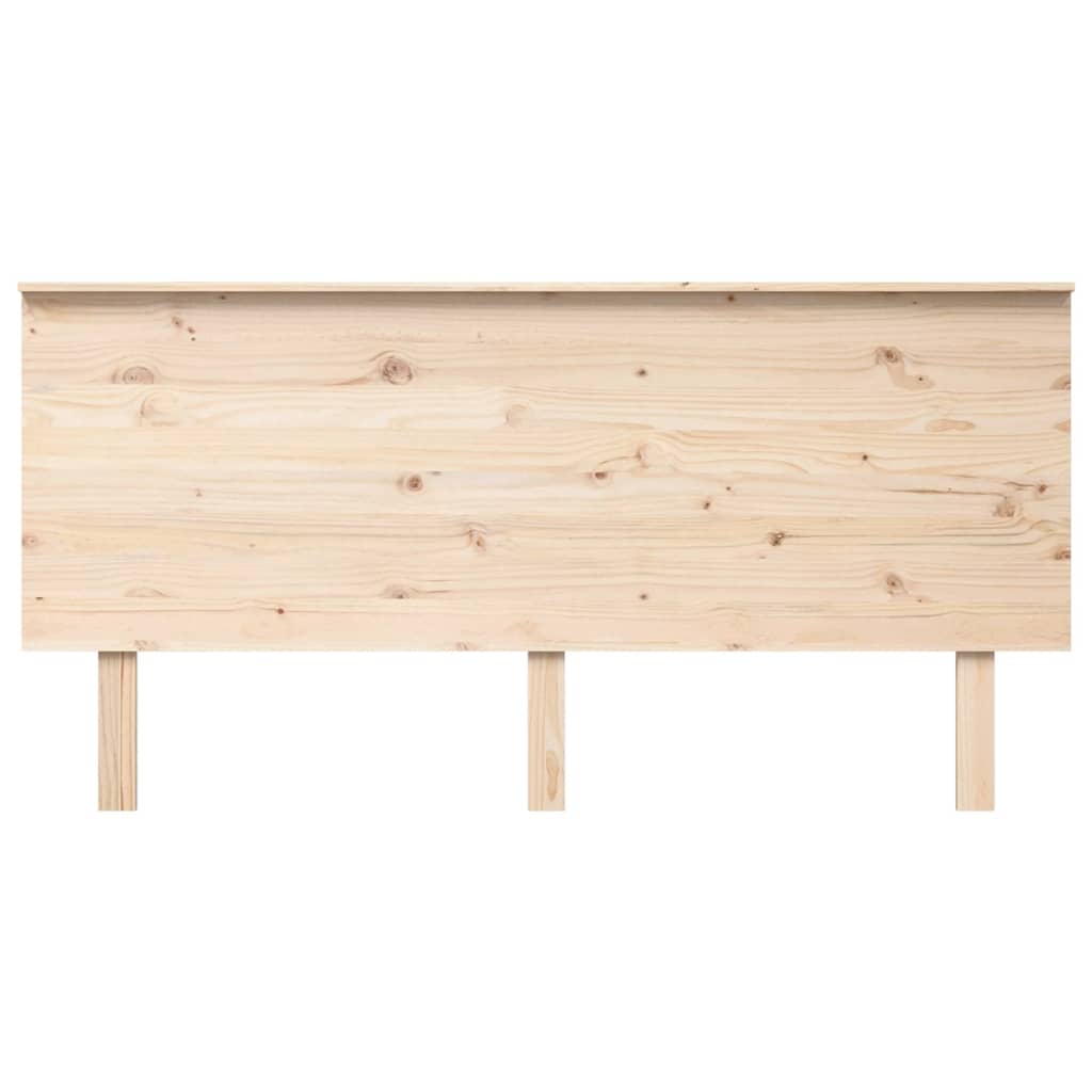 Bett-Kopfteil 164x6x82,5 cm Massivholz Kiefer