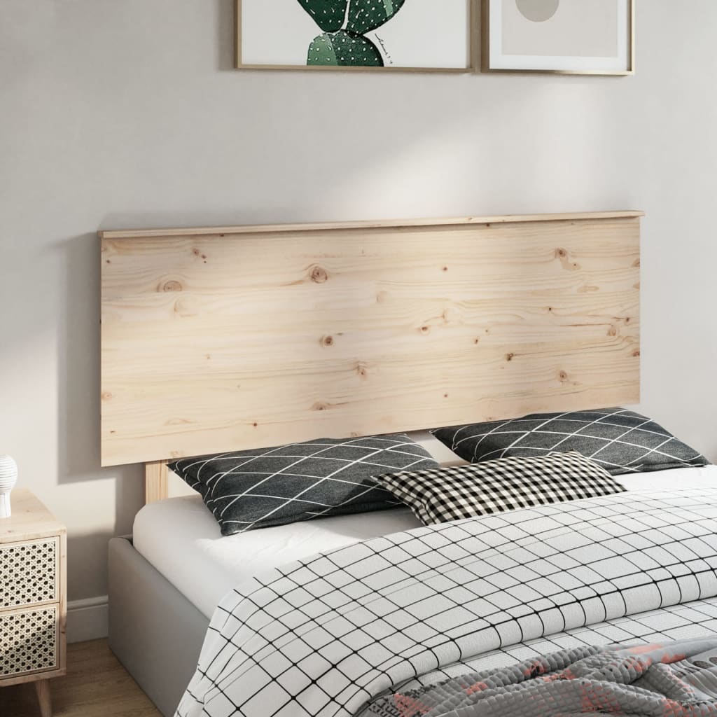 Bett-Kopfteil 164x6x82,5 cm Massivholz Kiefer
