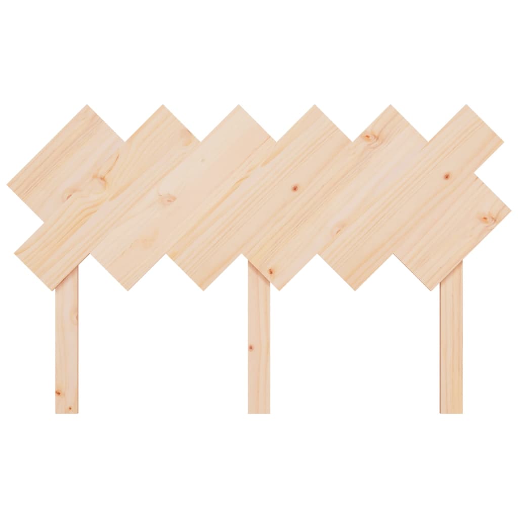 Bed headboard 132x3x81 cm solid pine wood