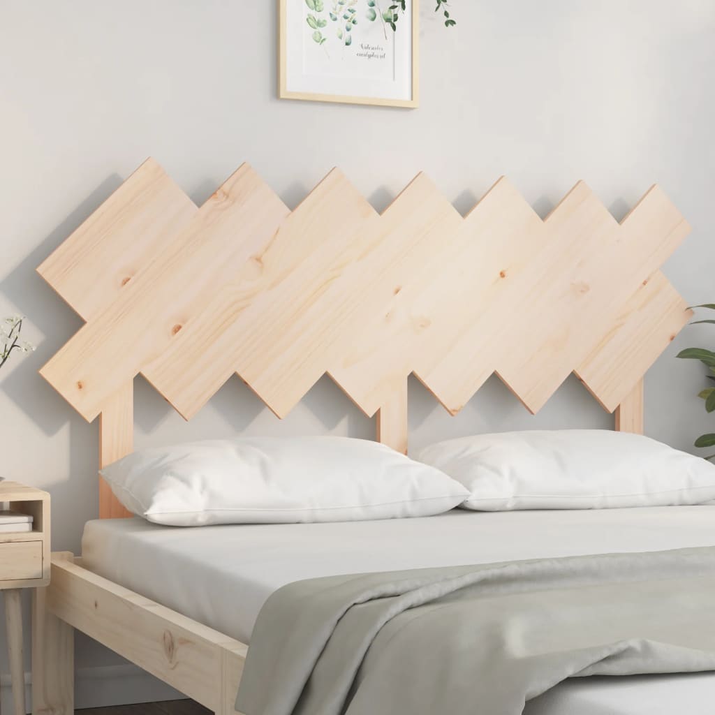 Bed headboard 141x3x80.5 cm solid pine wood