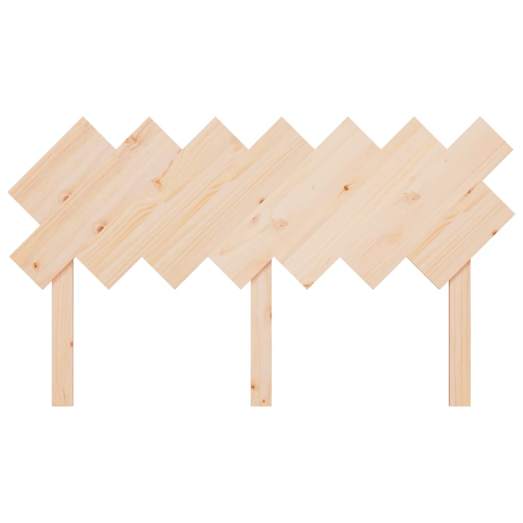 Bed headboard 141x3x80.5 cm solid pine wood