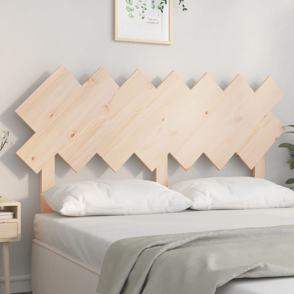 Bed headboard 141x3x80.5 cm solid pine wood