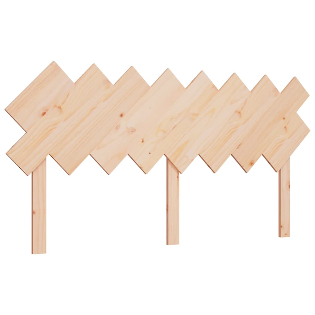 Bed headboard 159.5x3x80.5 cm solid pine wood