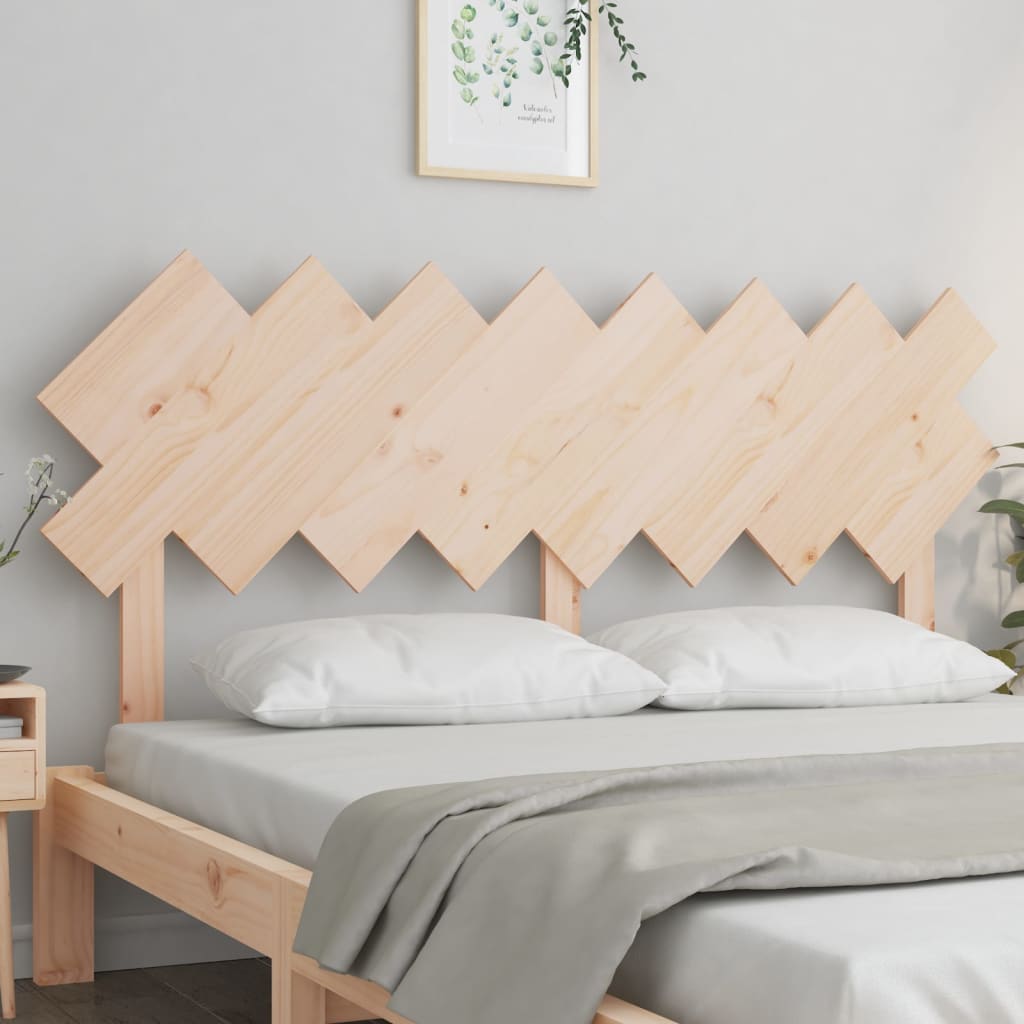 Bed headboard 159.5x3x80.5 cm solid pine wood