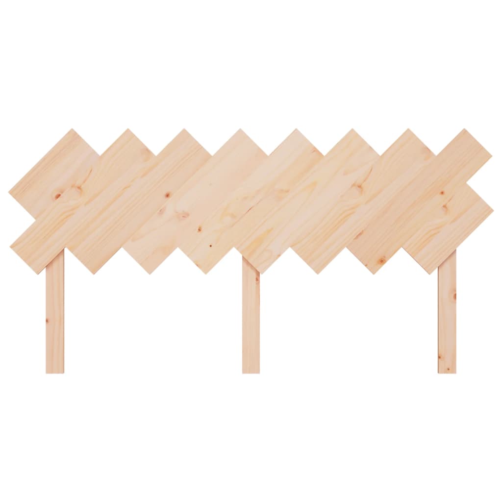 Bed headboard 159.5x3x80.5 cm solid pine wood