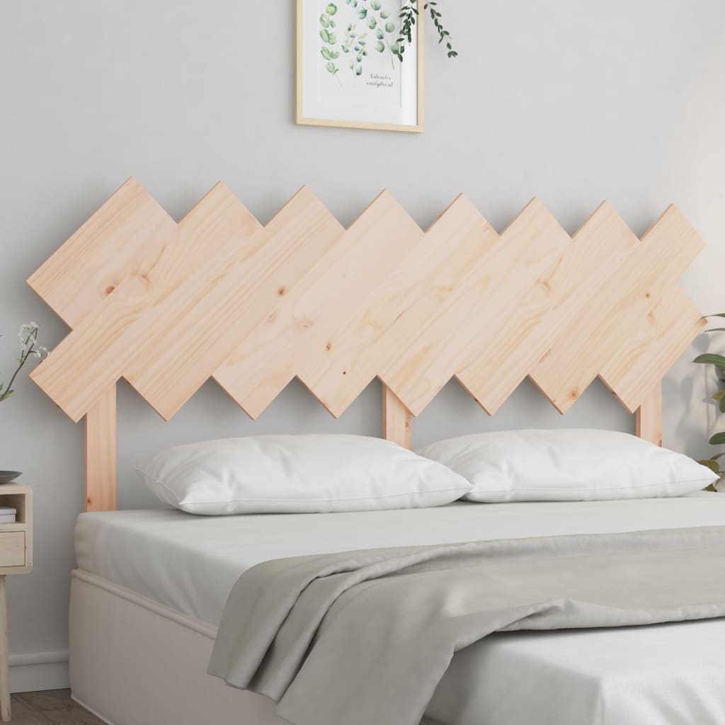 Bed headboard 159.5x3x80.5 cm solid pine wood