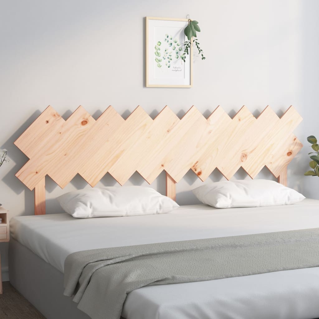 Bed headboard 196x3x80.5 cm solid pine wood