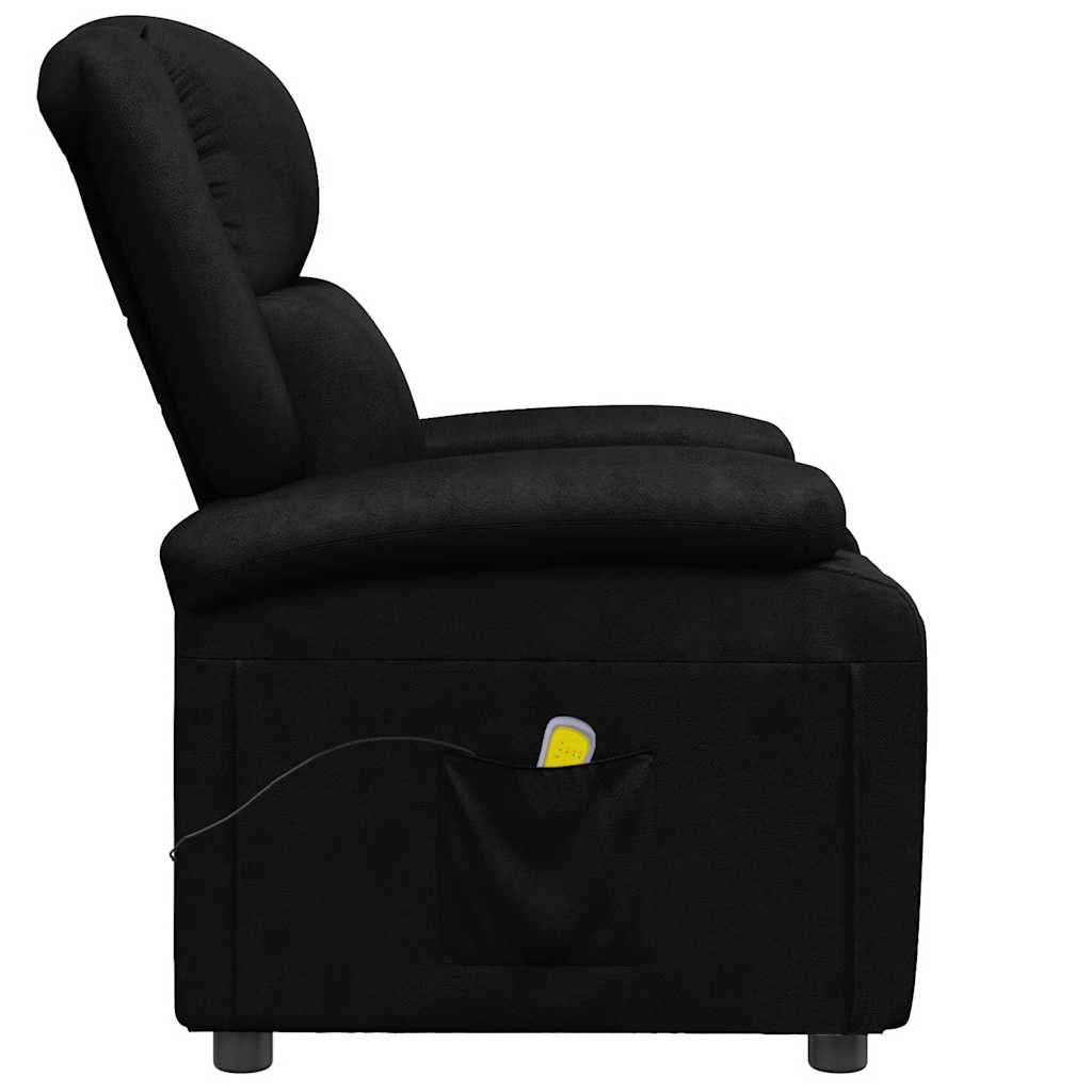Fauteuil de massage simili cuir noir
