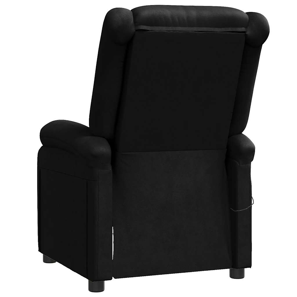 Fauteuil de massage simili cuir noir