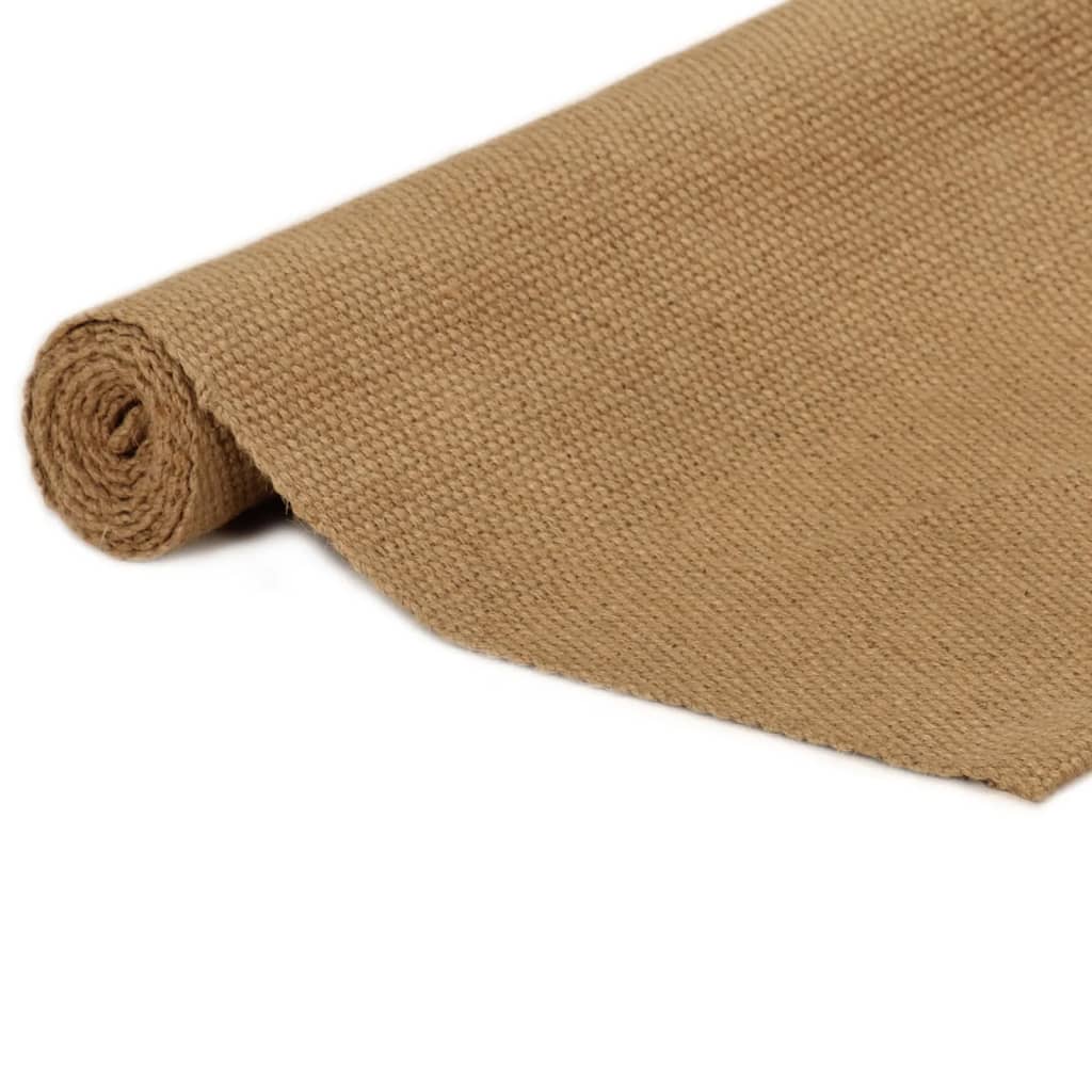 Teppich 120x180 cm Jute Rechteckig