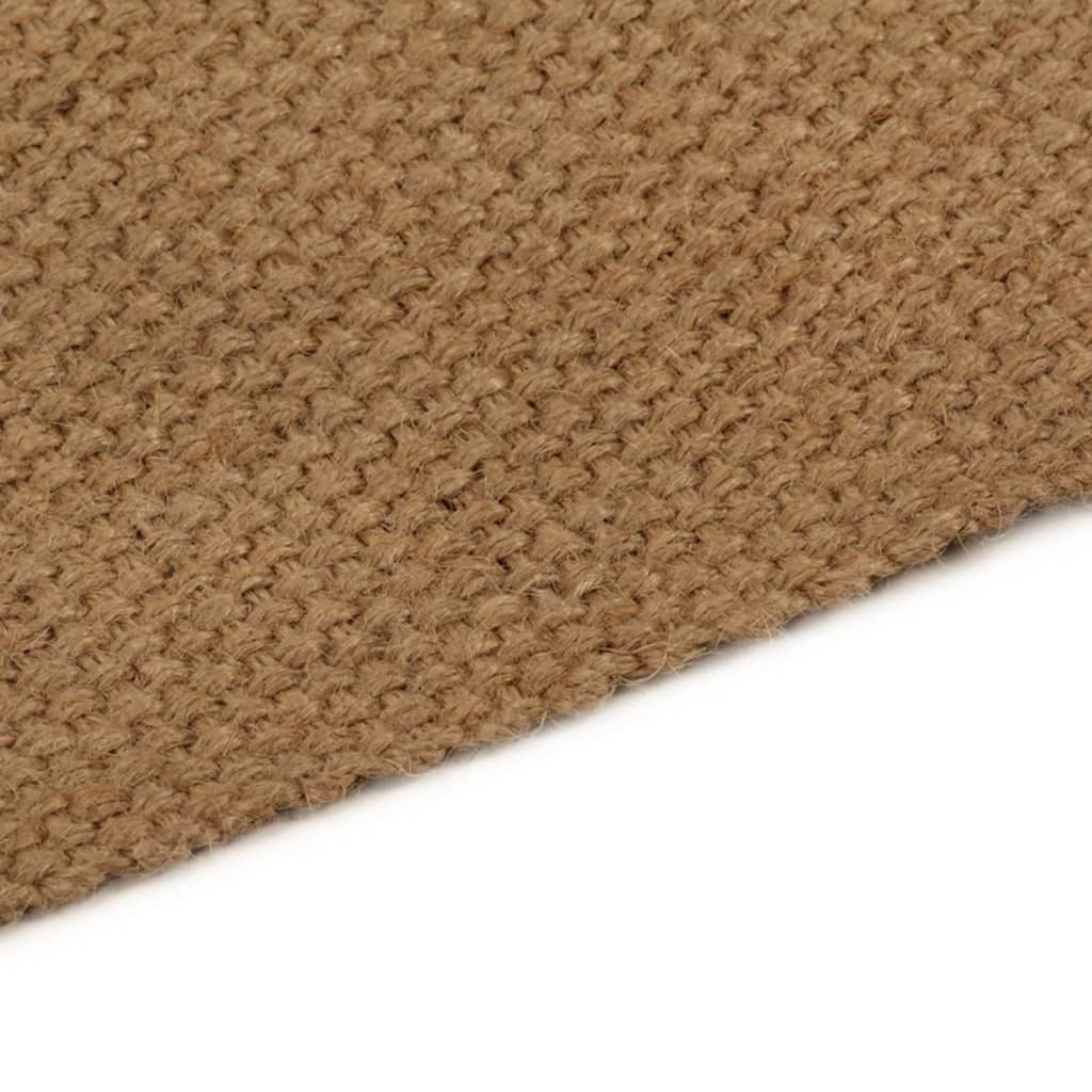 Teppich 160x230 cm Jute Rechteckig