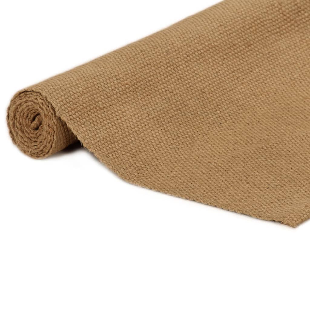 Teppich 180x250 cm Jute Rechteckig