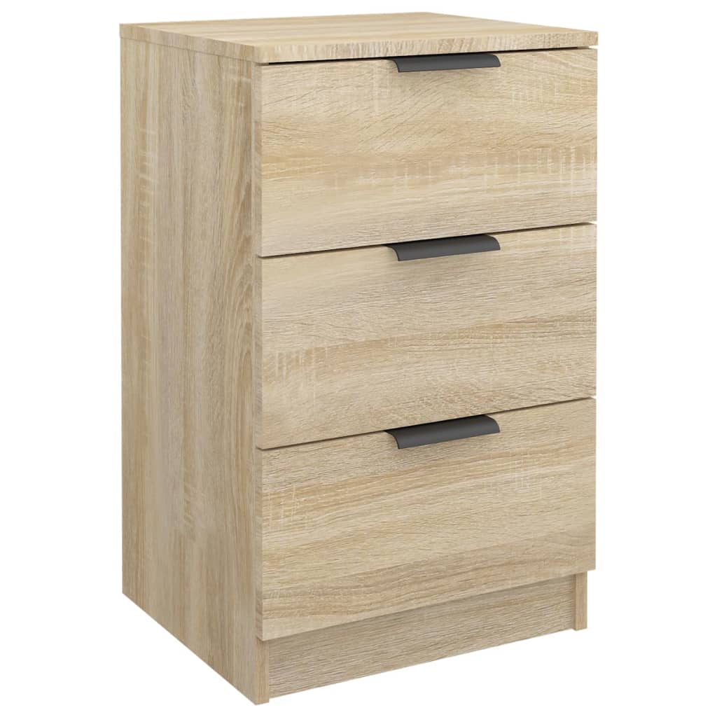 Tables de chevet 2 pcs. Chêne Sonoma 40x36x65 cm