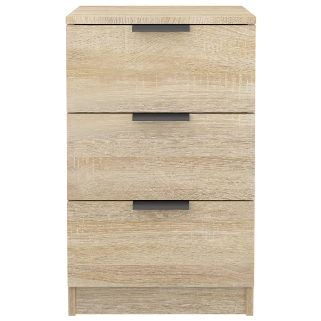 Tables de chevet 2 pcs. Chêne Sonoma 40x36x65 cm