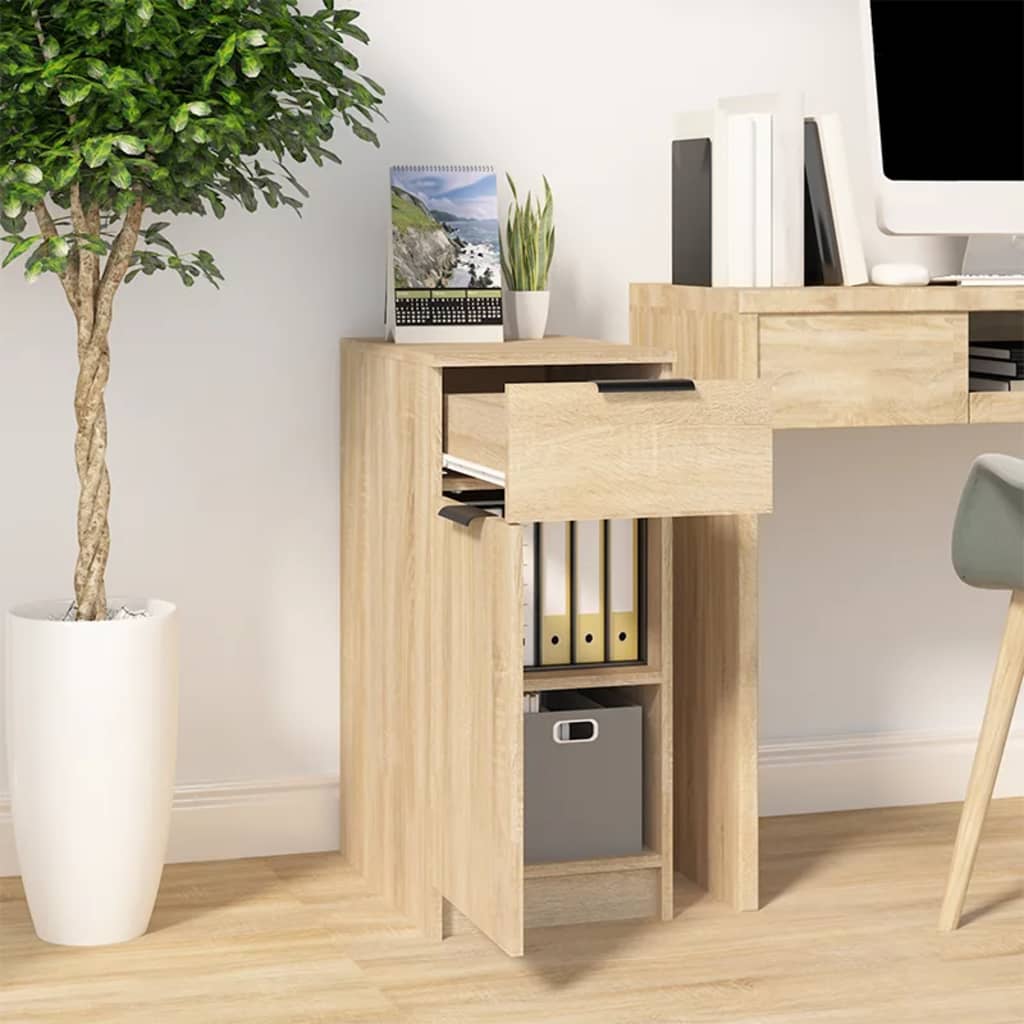 Meuble de bureau en chêne Sonoma 33,5x50x75 cm, matériau à base de bois