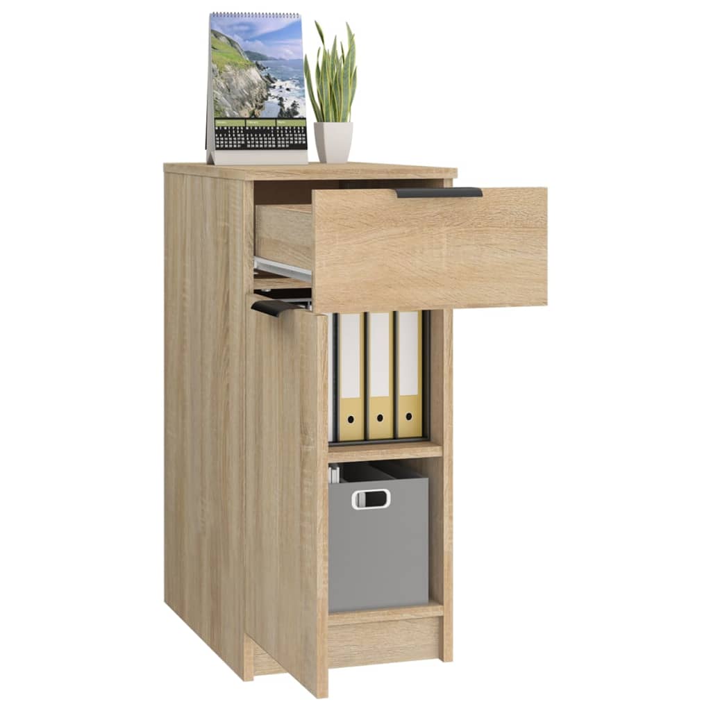 Meuble de bureau en chêne Sonoma 33,5x50x75 cm, matériau à base de bois