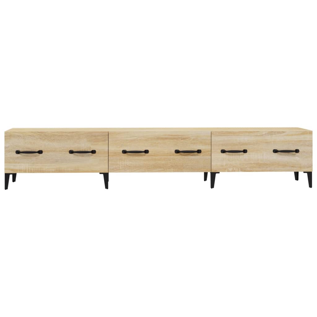 Meuble TV chêne Sonoma 150x34,5x30 cm matériau bois