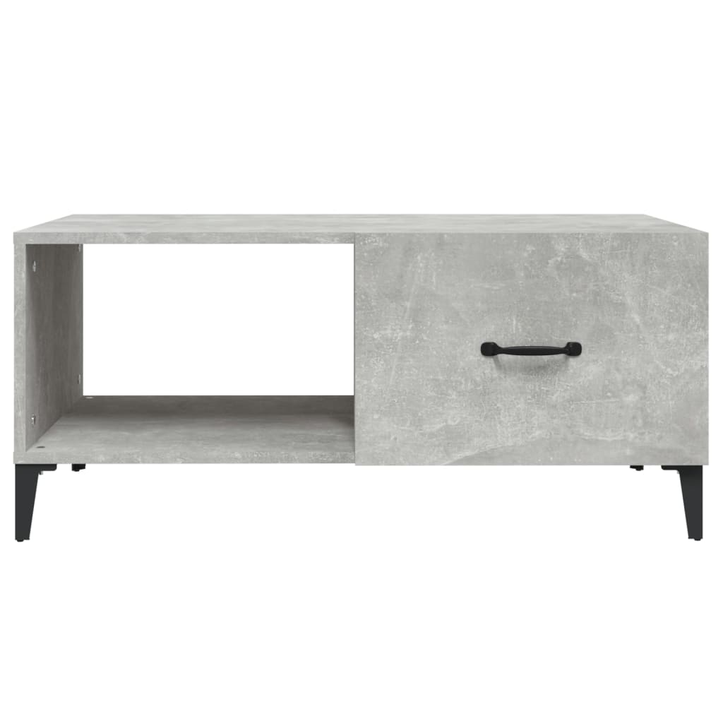 Couchtisch Betongrau 90x50x40 cm Holzwerkstoff