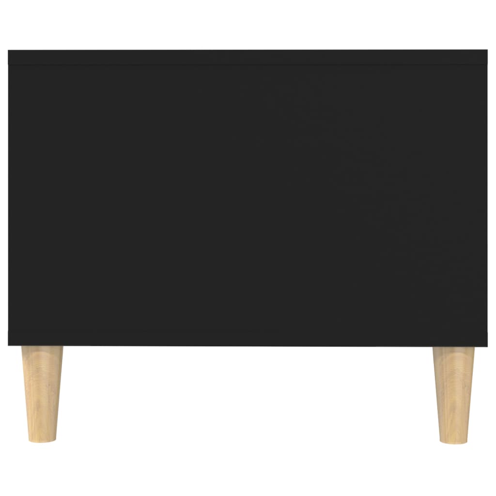 Coffee Table Black 102x50x40 cm Wood Material