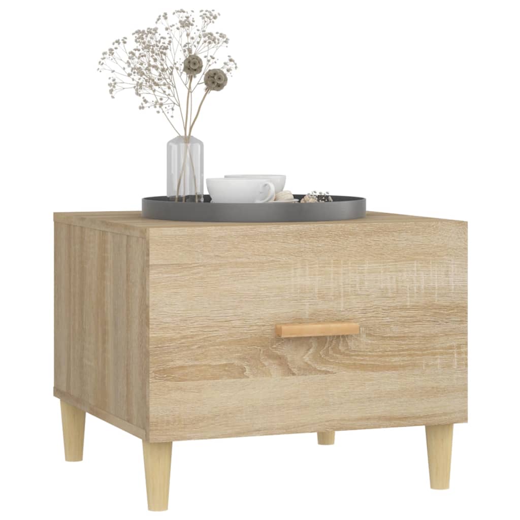 Coffee tables 2 pcs. Sonoma oak 50x50x40 cm wood material