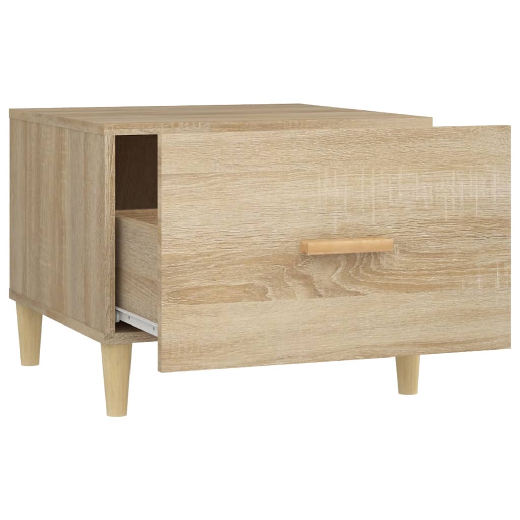 Coffee tables 2 pcs. Sonoma oak 50x50x40 cm wood material