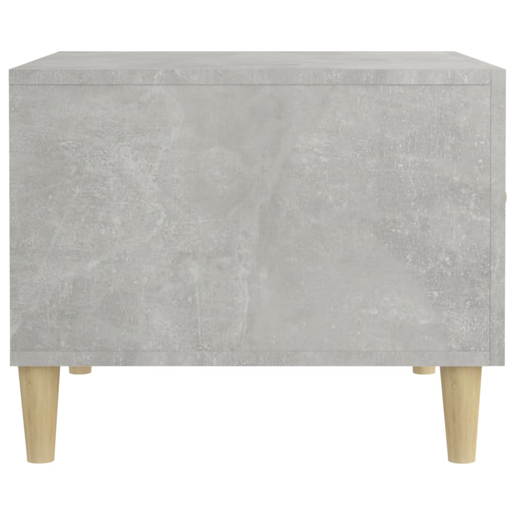 Table basse gris béton 50x50x40 m en bois