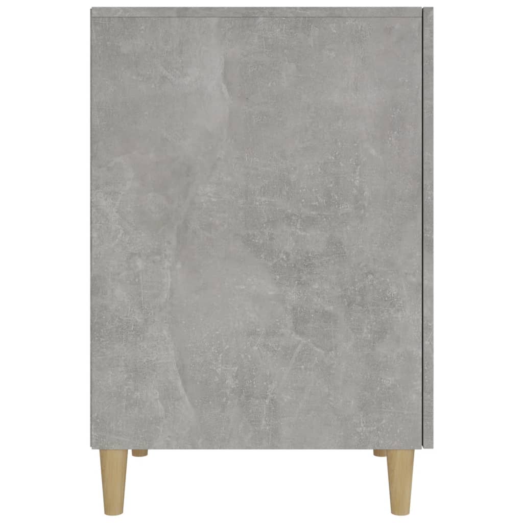 Desk Concrete Grey 140x50x75 cm Wood Material