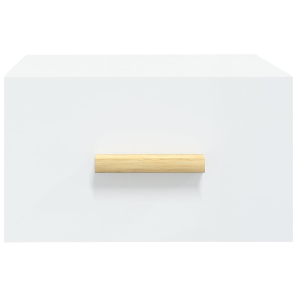 Wall Bedside Tables 2 pcs. White 35x35x20 cm