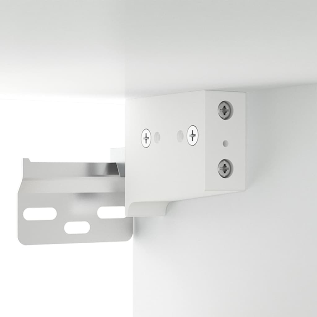 Wall Bedside Tables 2 pcs. White 35x35x20 cm
