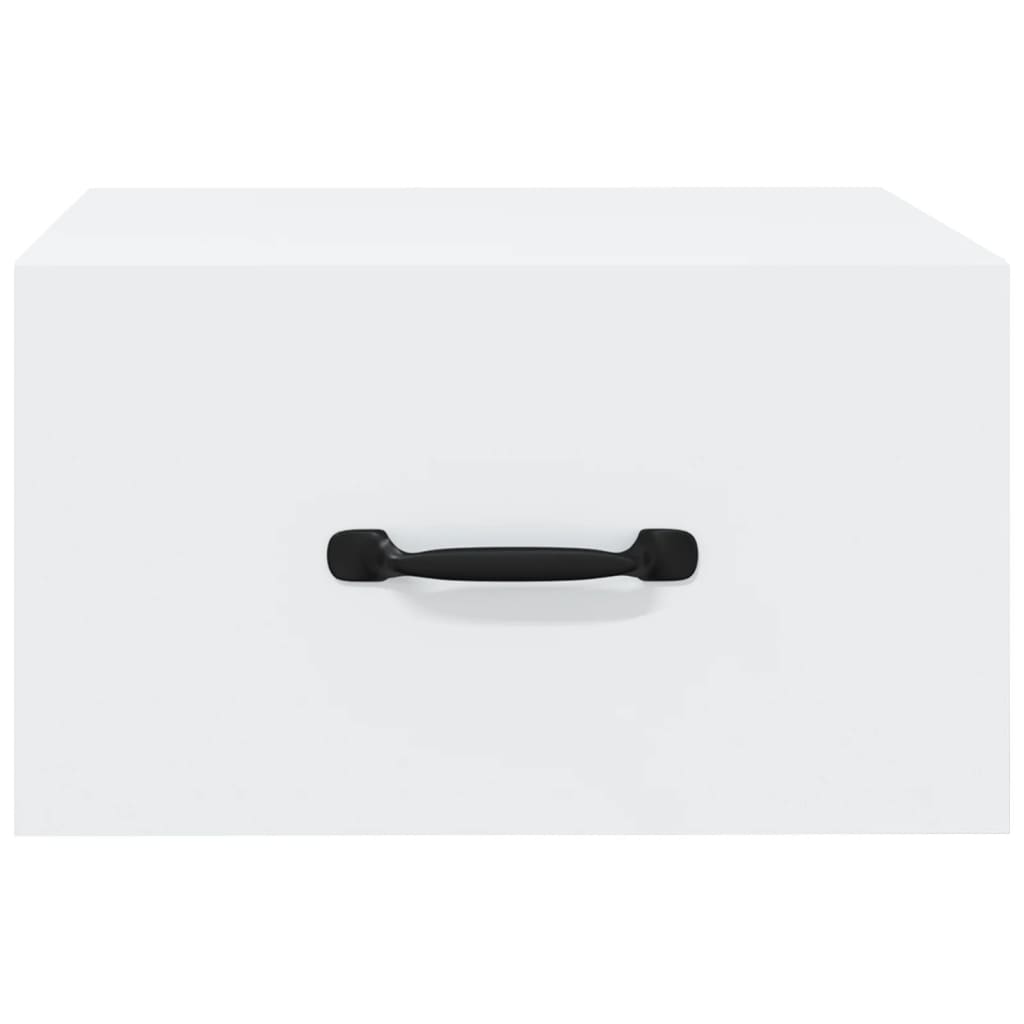 Wall Bedside Tables 2 pcs. White 35x35x20 cm