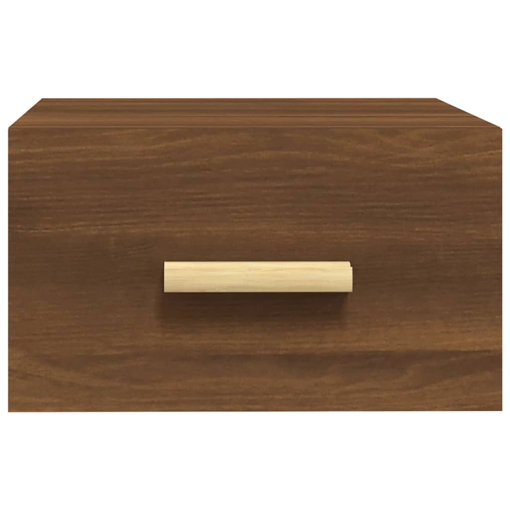 Wall Bedside Tables 2 pcs. Brown Oak Look 35x35x20 cm