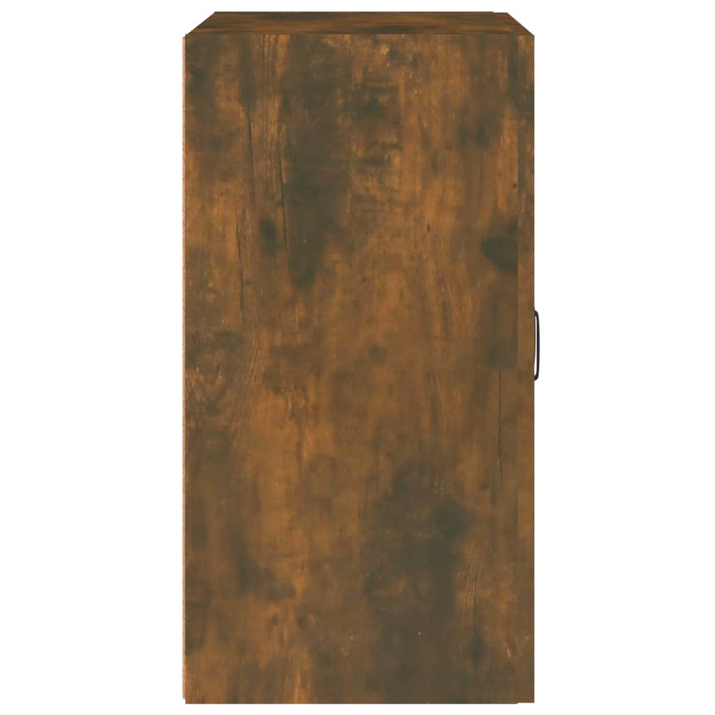 Armoire murale chêne fumé 60x31x60 cm matériau bois