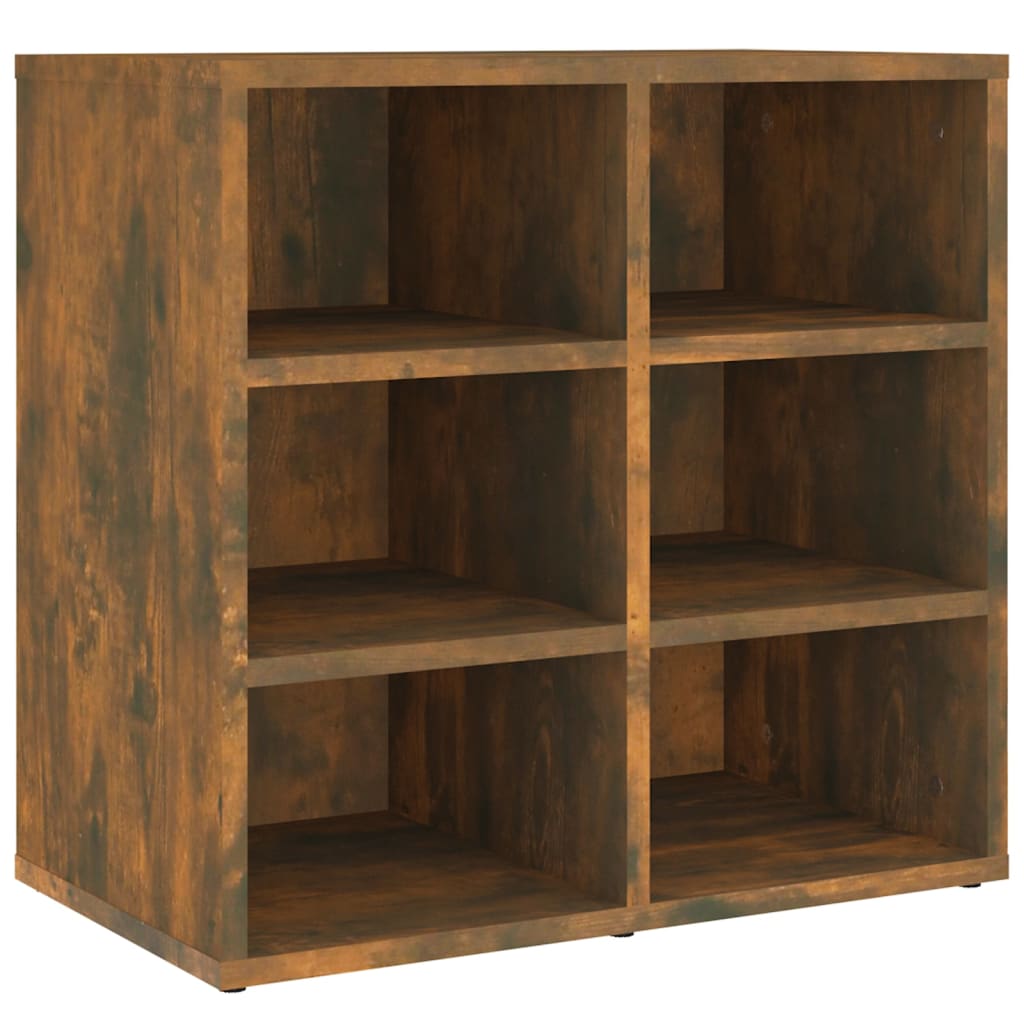 Shoe rack smoked oak 52.5x30x50 cm
