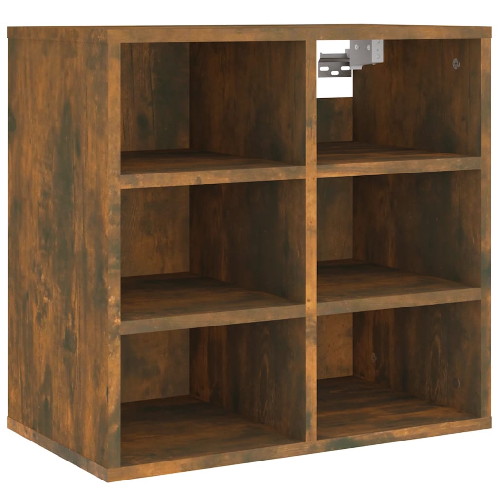 Shoe rack smoked oak 52.5x30x50 cm